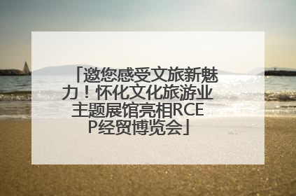 邀您感受文旅新魅力！怀化文化旅游业主题展馆亮相RCEP经贸博览会