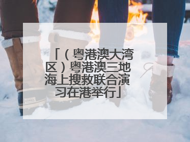 （粤港澳大湾区）粤港澳三地海上搜救联合演习在港举行