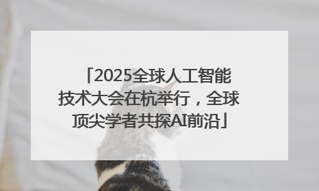 2025全球人工智能技术大会在杭举行，全球顶尖学者共探AI前沿