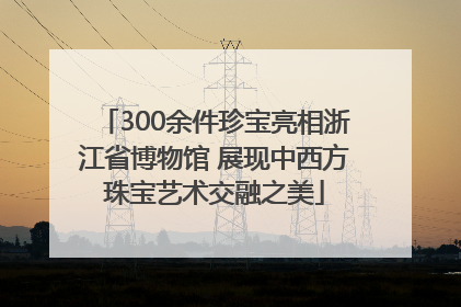 300余件珍宝亮相浙江省博物馆 展现中西方珠宝艺术交融之美