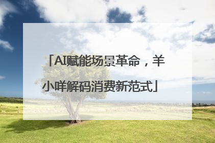 AI赋能场景革命，羊小咩解码消费新范式